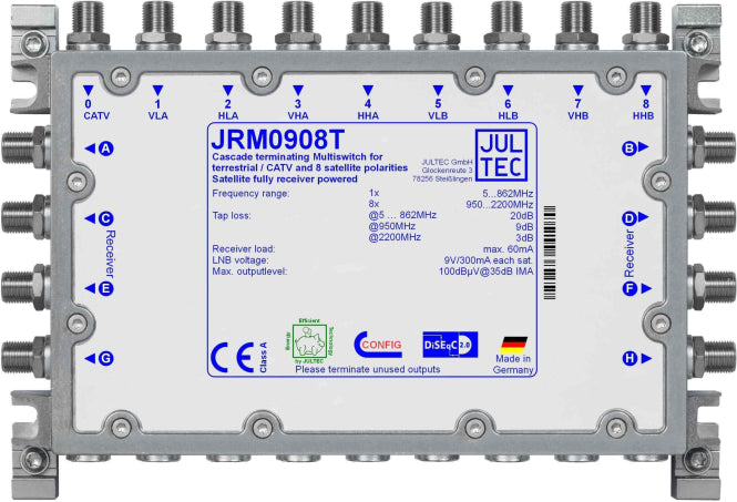 Jultec Multischalter JRM0908T 9 auf 8 term.