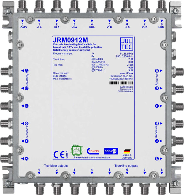 Jultec Multischalter JRM0912M 9 auf 12 Kaskade