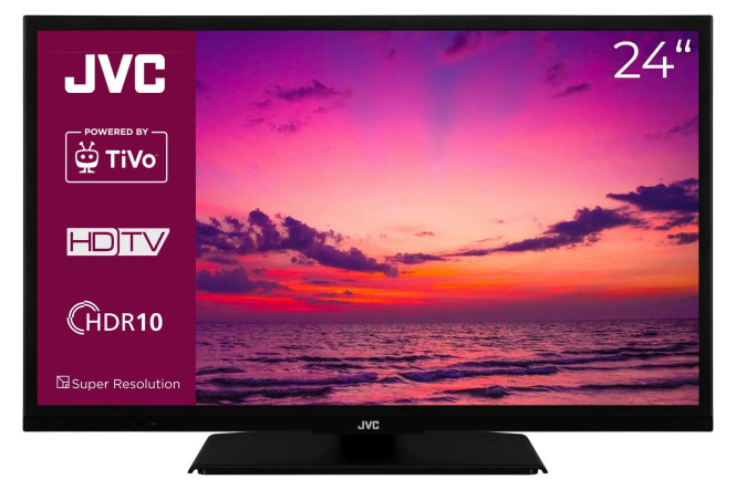 JVC LT-24VH5455 sw LED-TV Hdready,Multituner,Smart,HDR10,TIVO