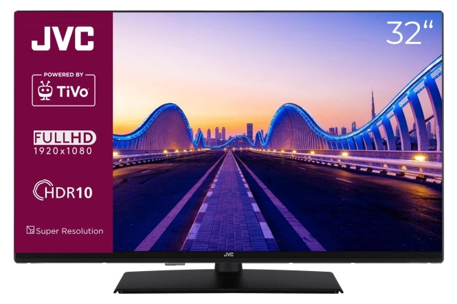 JVC LT-32VF5355 LED-TV TIVO FHD,Multituner,Smart,HDR10,Mittelfuß