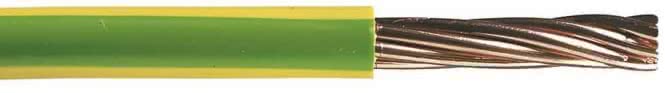 H07V-R 50 grün-gelb Eca Ring 50m PVC Verdrahtl. mehrdrähtig RAL 6018/1021