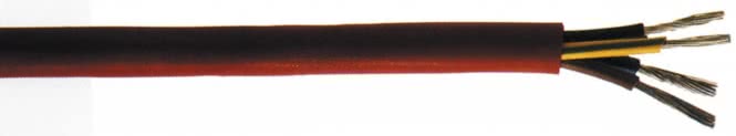 SIHF-J 5x2,5 rot Trommel 500m Silikonschlauchleitung