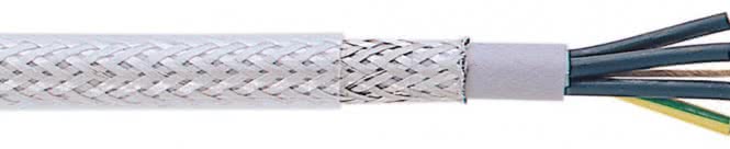 YSLYCY-JZ 12x1,5 transparent TR500m Cu-Schirm zahlencodiert mit Schutzleiter