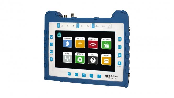Megasat hd 7 Combo Satmessgerät DVB-S/-S2/-T/-T2/-C/DAB/DAB+,USB,DiSEqC