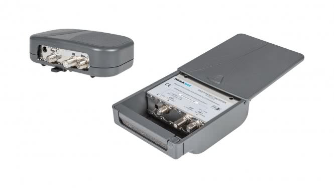 Megasat Stacker/Destacker Konverter Zusammenführung von 2 Koaxleitungen