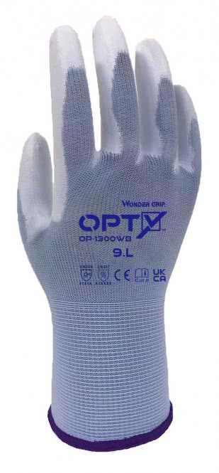 Wonder Grip Opty OP-1300WB XL/10 weiß-blau Industrial