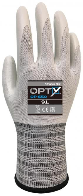 Wonder Grip Opty OP-650 Nitril-Handschuh M/8 weiß Industrial