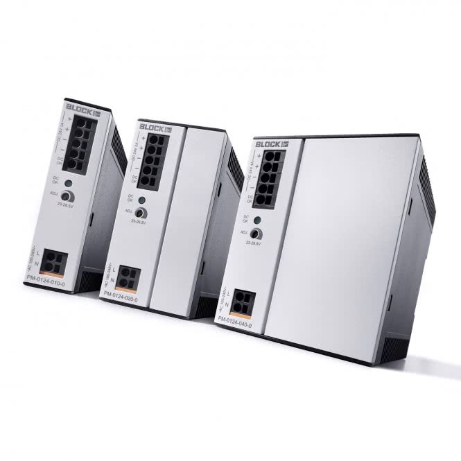 BLOCK Schutzschalter 24VDC PM-0724-400-0 4x2-10A einstellbar ECONOMY SMART
