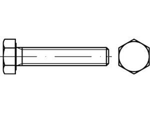 Reyher Sechskantschrauben M6x30mm DIN 933 8.8, galv. verzinkt, 100 Stück