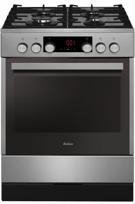 Amica SHEG 914121 E Ed Kombi-Gasherd 60cm Gaskochfeld A 11Heizart. Aqualystic