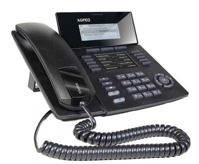Agfeo ST 54 IP SENSORfon Tischtelefon schwarz 6101728