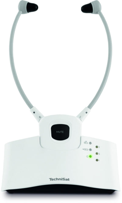 TechniSat STEREOMAN ISI 3 ws 0000/9130 TV-Funkkopfhörer,Kinnbügel,2,4GHz