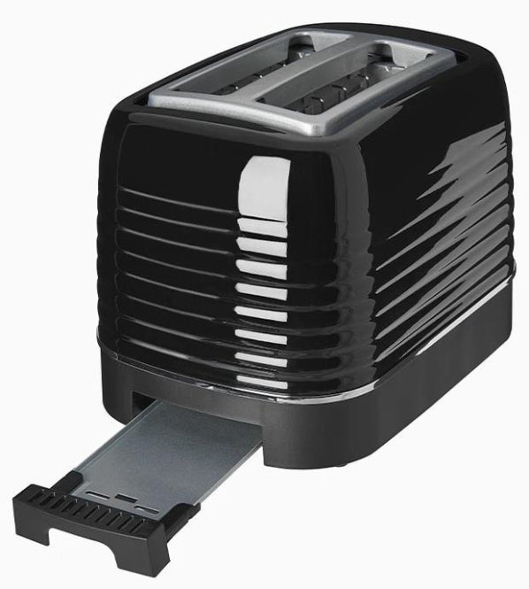 Gutfels TOAST 3300 C sw Toaster 2 Scheiben 6 Stufen Brötchenaufsatz