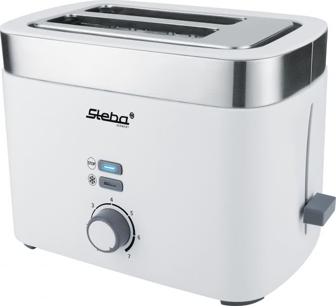 Steba TO 10 Bianco Toaster 930W 7 Stufen 2-Scheiben ws