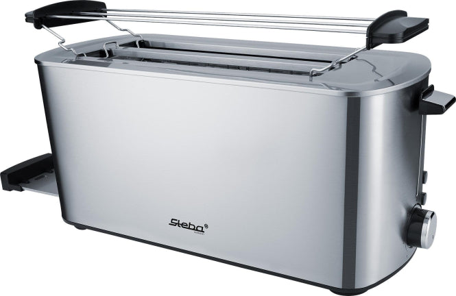 Steba TO 21 inox Langschlitztoaster 1400W 7 Stufen 4-Scheiben ED