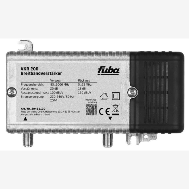 FUBA VKR 200 Verstärker 20 db Breitbandverstärker 20DB