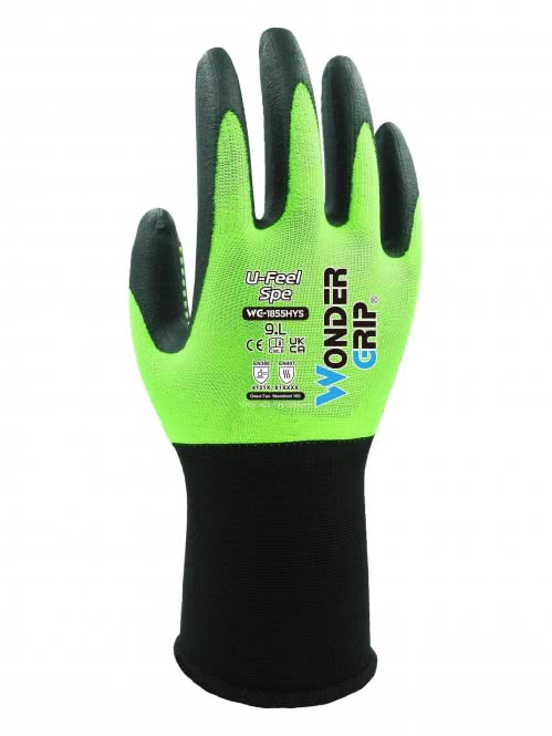 Wonder Grip U-Feel Spe WG-1855HYS XL/10 gelb Retail