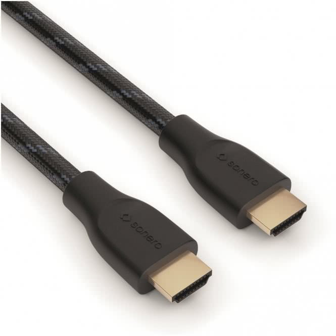 Sonero Premium HDMI-Kabel X-PHC011-030 HDMI2.0 18Gbps 4K/60Hz Nylonmantel 3m