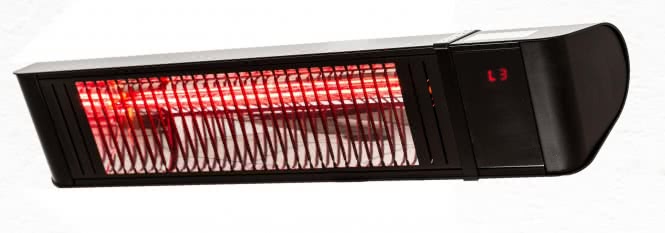 HeizMeister luXusBT Facelift 2kW 3301 dimmbar m.FB oder BT-APP schwarz IP 65