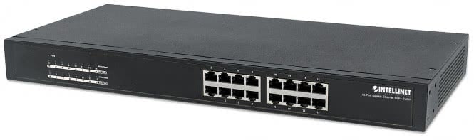 Intellinet 16-Port Gigabit 560993 PoE+ Switch 16xPoE-Ports 220W