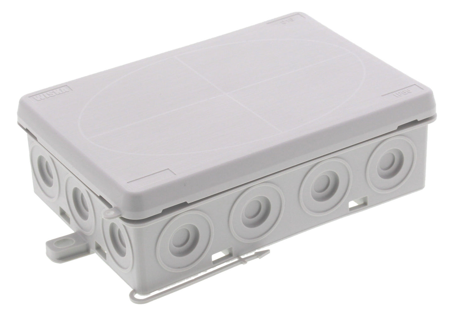 WISKA Abzweigkasten KA 016 LG KA 016 LG 125x86x41mm IP 55 Unverlierbarer Deckel