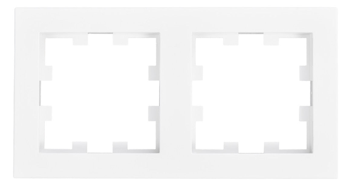 Panasonic Karre Plus 55 Abdeckrahmen 2-fach WDTF00022WH