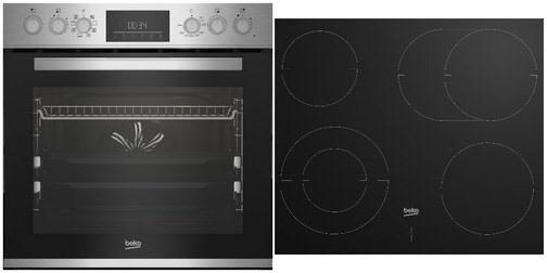 Beko BBUM 12328 X Ed EB-Herdset A 8Heizarten 2Kreis+Bräterzone rahmenlos