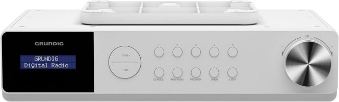 Grundig DKR1000BT DAB+ ws Küchenradio 2x2W,UKW,DAB+,BT,unterbau geeignet