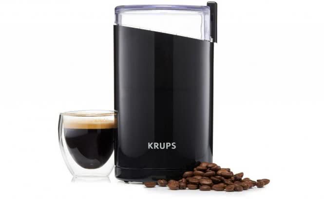 Krups F20342 Kaffee-und Gewürzmühle 2000W Behälter 75g hochglanz/schwarz