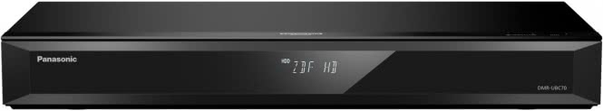 Panasonic DMR-UBC70EGK sw UHD Blu-ray Recorder,Twin HD DVB-T2 HD/-C,500GB