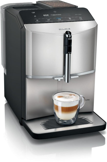 Siemens TF303E07 Kaffeevollautomat EQ.300 inox silber metallic
