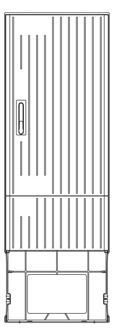 EM Verteilersäule A320 KT 10037055 ES, Montageplatte 583x1710x277,5 mm