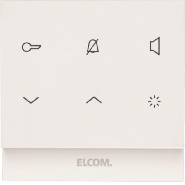 ELCOM Innenst.Audio eckig 2D REK221Y polarw glä TOUCH