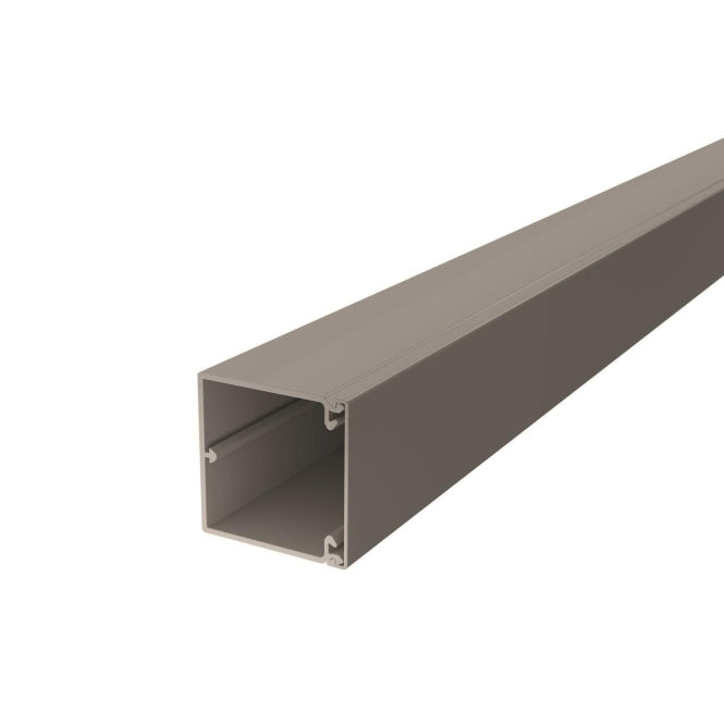 OBO WDK60060GR Wand-u.Deckenkanal m.Bodenlochung 60x60x2000 PVC 6025668
