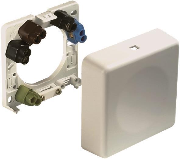 ABL AP Herdanschlussdose 2505110 1fach für 5x6qmm weiss
