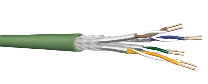 Datenkabel UC900SS23/1 4P PUR Cat7 grün 500 m Trommel 4x2 AWG 23 60015297