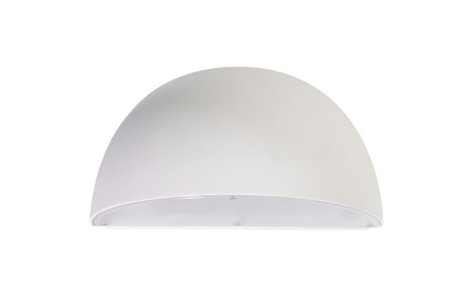 SGL Wandleuchte Duett weiss IP65 611390 Viertelkugel E27 60W b=271mm IK10