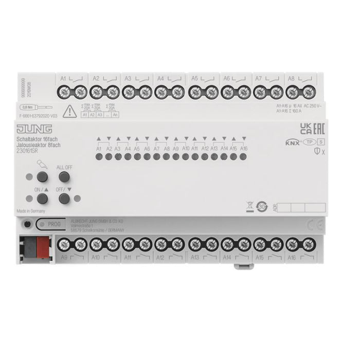 Jung KNX Schaltaktor 16f KNX 230161SR Jalousieaktor