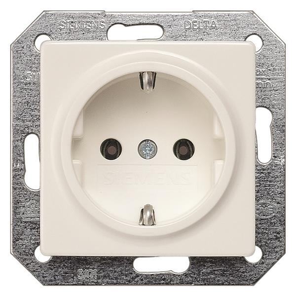 Siemens 5UB1511 DELTA i-system Schuko- Steckdose 10/16A 250V titanwei