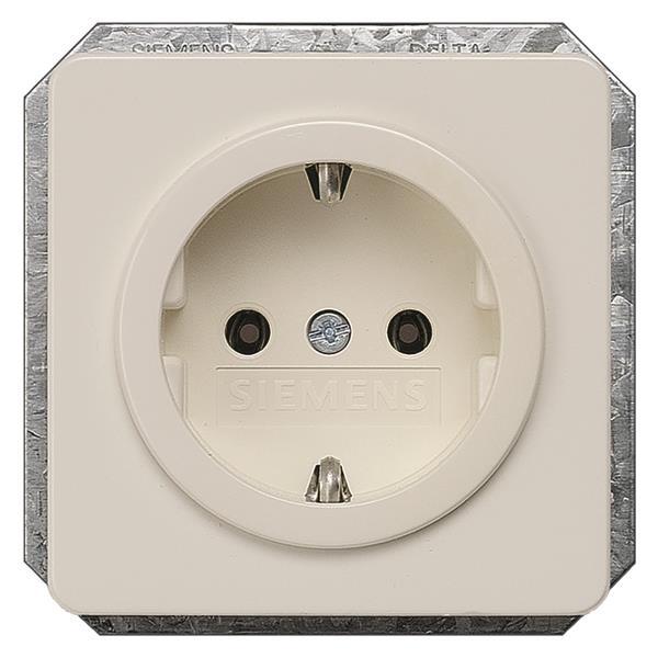 Siemens DELTA profil Schuko- 5UB1403 Steckdose 10/16A 250V titanweiß
