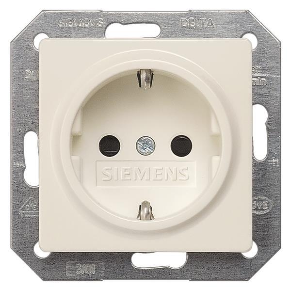 Siemens 5UB1518 DELTA i-system Schuko- Steckdose 10/16A 250V titanwei