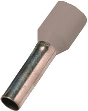 Intercable ICIAE418 Aderendhülse DIN46228T4 4qmm 18mm verzinnt grau