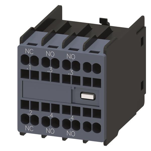 Siemens 3RH29112HA21 3RH2911-2HA21 Hilfsschalterblock 2S+1Ö S00/S0 front