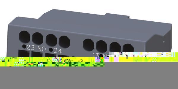 Siemens 3RV29012F 3RV2901-2F Hilfsschalter querliegend 2S Federkl.