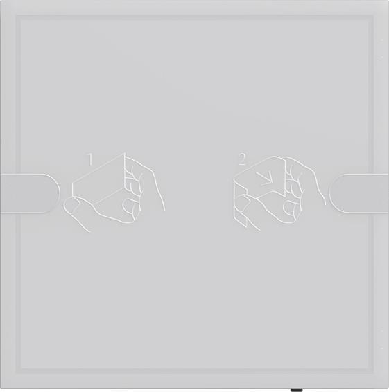 GIRA 5001028 Tastsensor4 Komfort 1fach OneKNX TS4 Anthrazit
