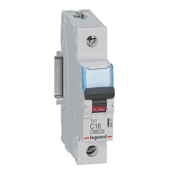 Legrand 404171 TX3 LS-Schalter C 16A 1-polig 10kA 230/400VAC 1TE