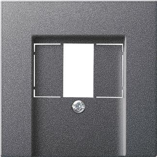 GIRA 027628 Abdeckung TAE USB System 55 Anthrazit