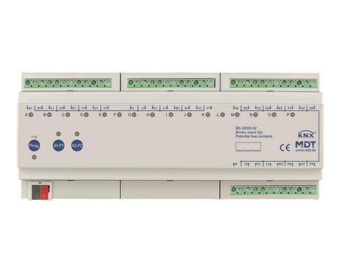 MDT Binäreingang 32-fach 12TE REG Ausführung potentialfrei BE-32000.02