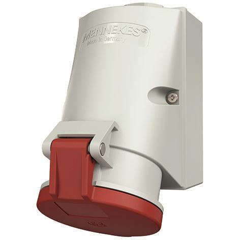 Mennekes 32A5P 6H400V Wanddose 422 TwinCONTACT IP44