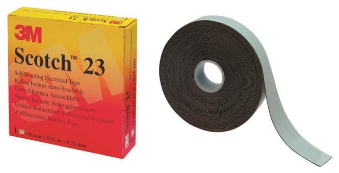 3M Iso-Band 19mm X 9m Scotch23 ** für Hochspannung schwarz